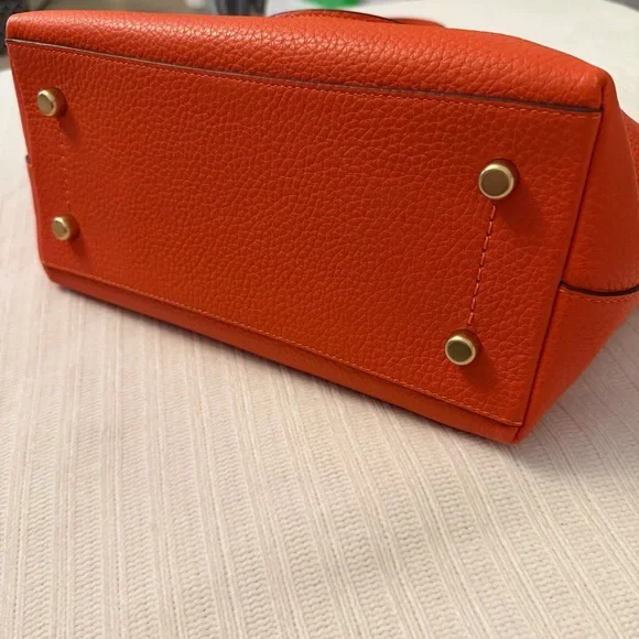 Coach Vibrant Orange Satchel - Picture 7 of 11